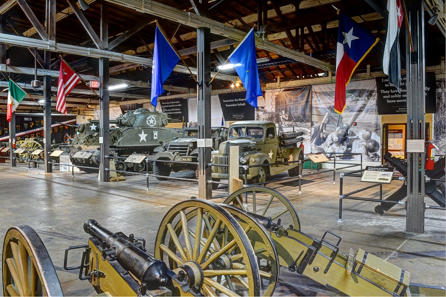 Texas Military Forces Museum, Great Hall, Austin, TX