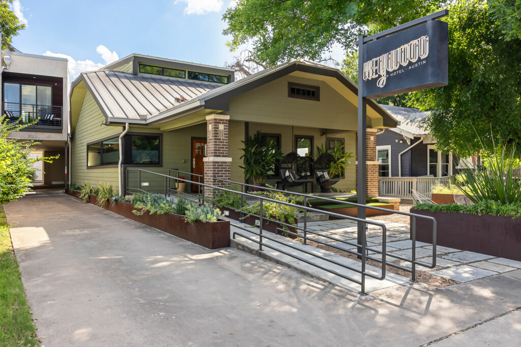 Heywood Hotel Exterior, Austin, TX