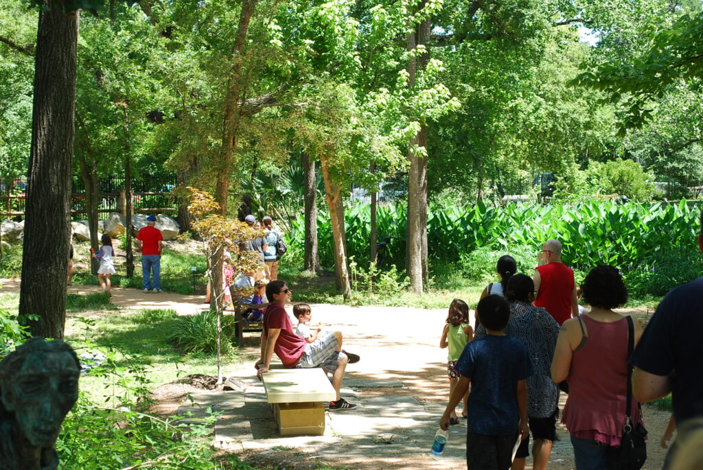 People in Garden